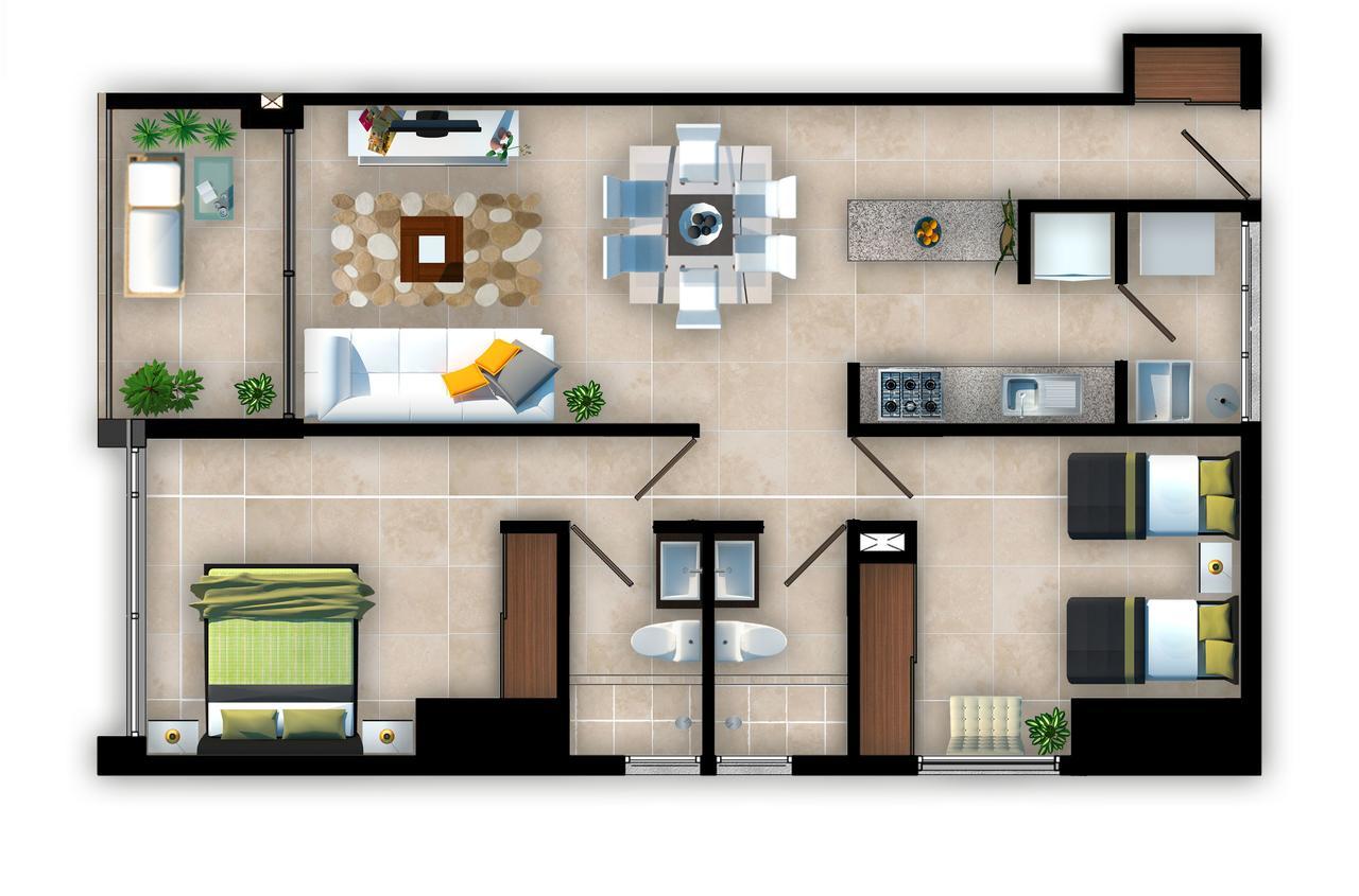 Malecon Rentals 칸쿤 외부 사진